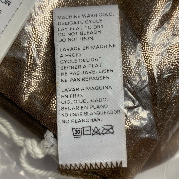 NWT Good American Foil Better Bikini Reversible Bottoms Size 3 (Large) - Picture 12 of 13